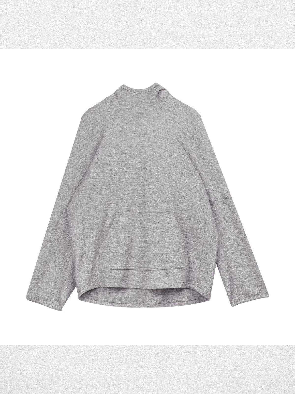 Simple Project Pom Pom Detail Hoodie in Gray