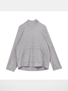 Simple Project Pom Pom Detail Hoodie in Gray