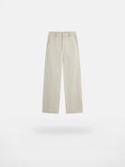 Alright Then Washed Canvas Splatter Pants in Beige