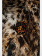 MASONPRINCE Reversible Tiger Print Flight Jacket in Black - Detail #color_black