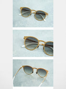 FUTURE UPDATE Screwless Pure Titanium Sunglasses in Yellow