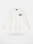 MEDM German Velvet Thermal Crewneck in White