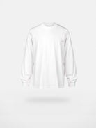 VLABMADE Boxy Cotton Long Sleeve T Shirt in White