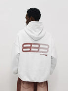 FPA Gradient Runway Graphic Hoodie in Heather Gray - On Model