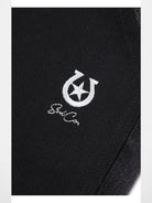 SOD Rivet Panel Micro Flare Jeans in Black - Detail