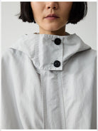 RandomPiece Cotton Nylon Utility Jacket in Gray - Detail