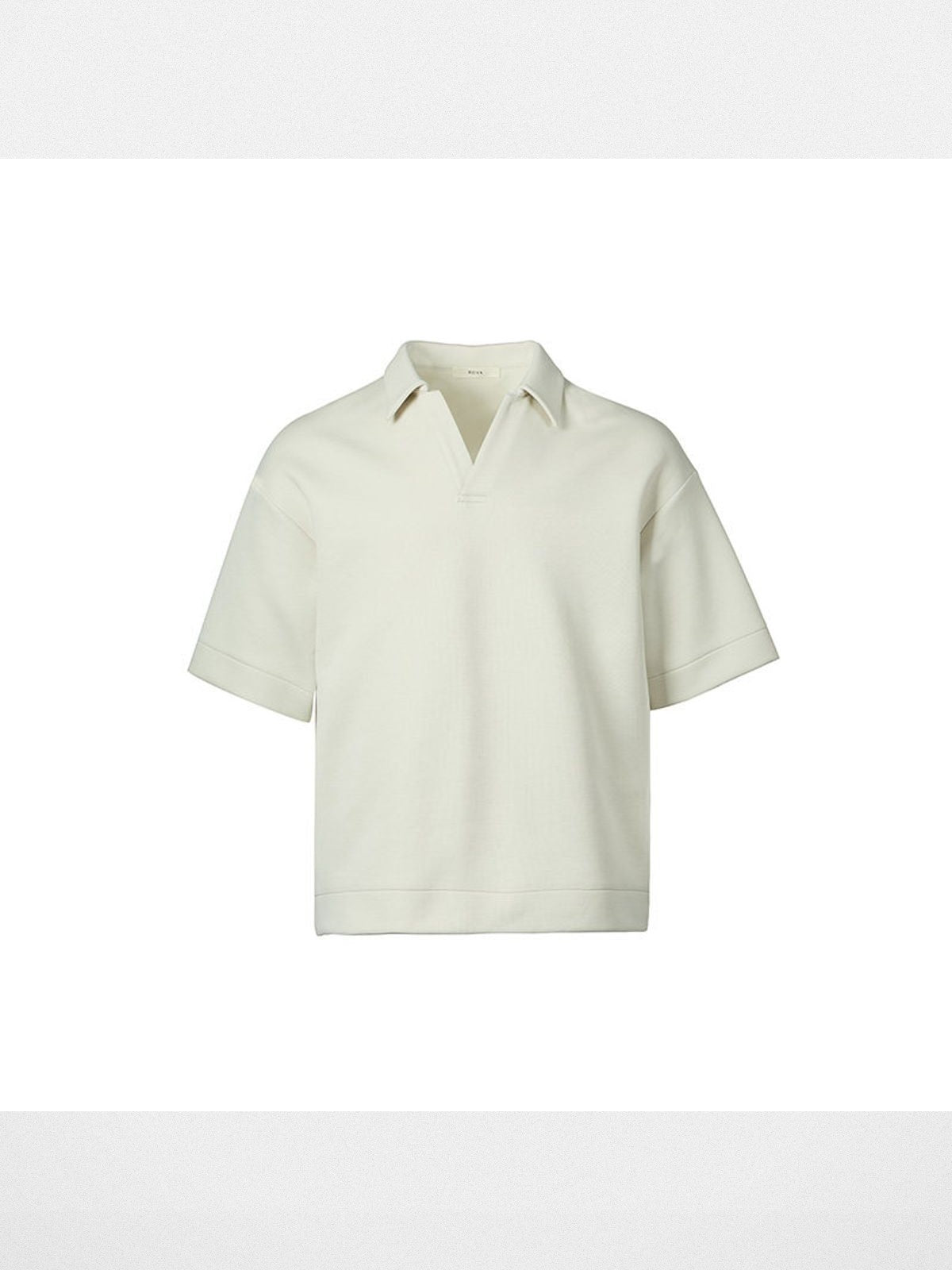 ROYA Structured Air Layer Polo in White