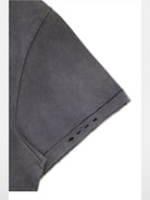 SOD Distressed Washed NUMB T Shirt in Purple - Detail