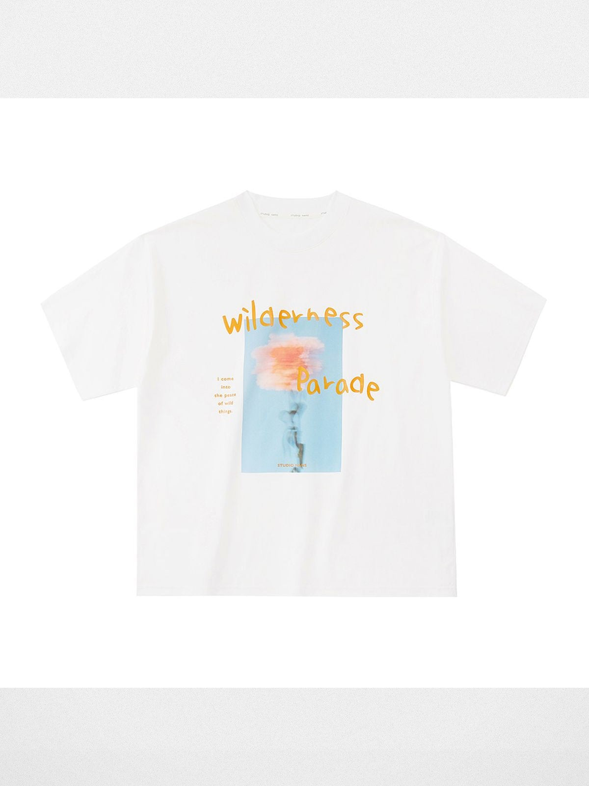 NANS Wilderness Parade Mercerized Tee in Orange
