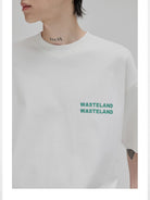 NANS Wilderness Parade Heavyweight T Shirt in White - On Model