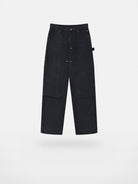 Roolrren Homme Moleskin Double Knee Pants in Black