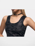 BLACKHEAD Three Snakes Piercing Choker in Black - On Model