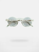 FUTURE UPDATE Deconstructed Round Frame Sunglasses in White