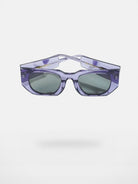 FUTURE UPDATE Chunky Rectangular Sunglasses in Purple