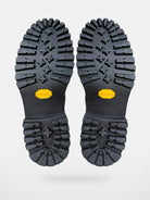 UNKNOWNWORLD Maryam Horse Leather Norwegian Welt Boots in Black - Detail