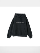 NeverSeez Anniversary Logo Print Hoodie in Black