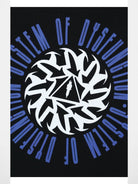 SOD Graphic Print Cotton Boxy T Shirt in Black - Detail