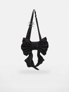 CFIERCE Nylon Bow Crossbody Bag in Black
