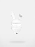 CFIERCE Padded Bunny Ear Bonnet in White