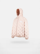 FPA Lightweight Embossed Down Puffer in Pink