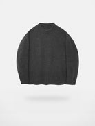 NANS Heavyweight Boucl Wool Sweater in Gray