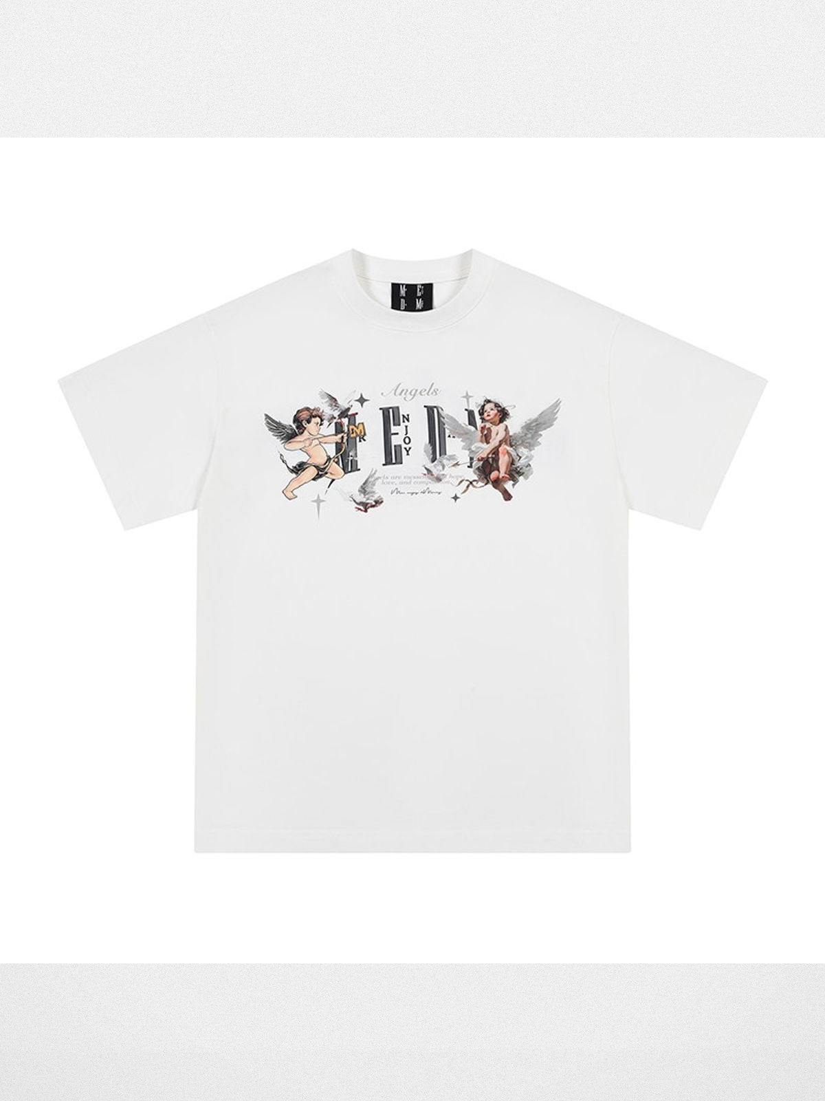 MEDM Angel Dove Oversized T Shirt in White