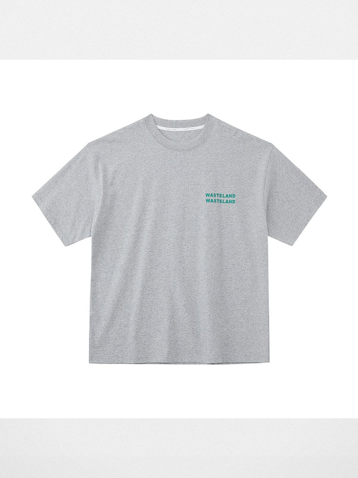 NANS Wilderness Parade Heavyweight T Shirt in Gray