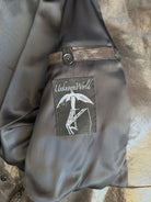 UNKNOWNWORLD Vegetable Tanned Horsehide Ranger Jacket in Brown - Detail