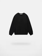 NANS Oversized Pima Cotton Sweatshirt in Black