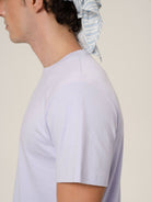 Retro 21 Liquid Ammonia Cotton T Shirt in Purple - Detail