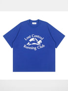 LOSTCTRL Tortoise Hare Heavyweight T Shirt in Blue