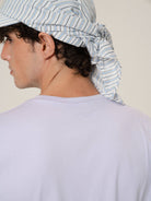 Retro 21 Liquid Ammonia Cotton T Shirt in Purple - On Model