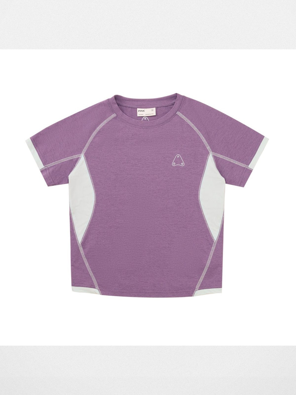 FPA Colorblock Panel Sport Tee in Purple