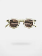 FUTURE UPDATE Round Acetate Sunglasses in Cream