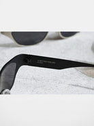 FUTURE UPDATE Stainless Steel Cyberpunk Sunglasses in Black - Detail