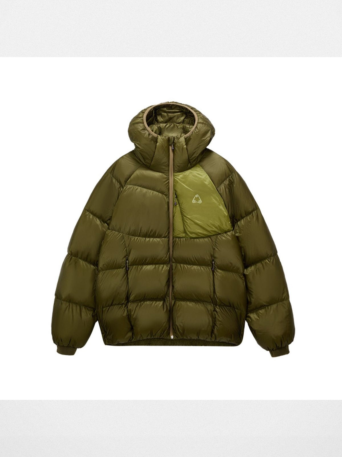 FPA Iridescent 800FP Hooded Down Jacket in Olive