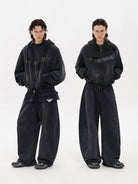 MasonPrince Double Layer Paint Font Top in 大版 - On Model